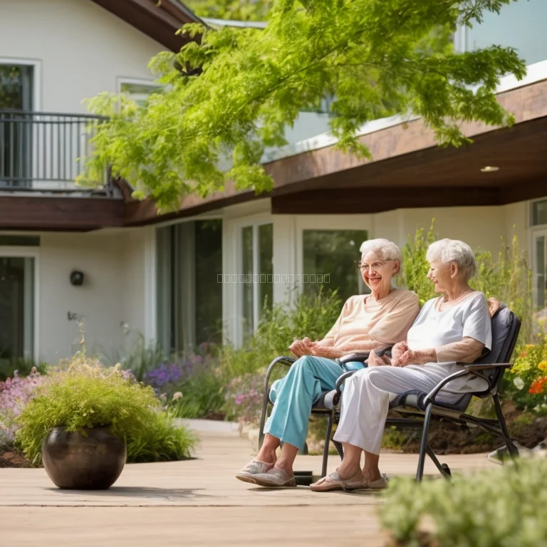 Senior patients receiving wellness therapy